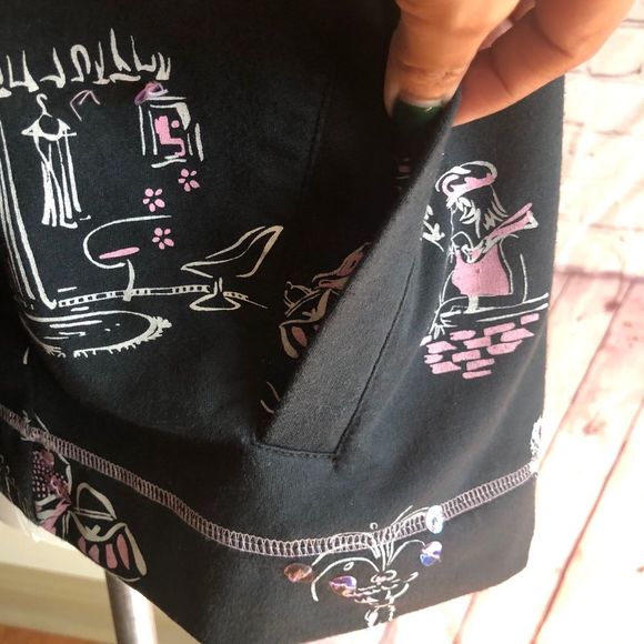 ELCC zipper jacket plus size 1X black pink - Picture 6 of 13